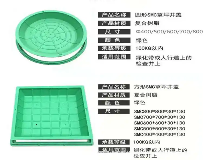 高陵树脂复合种植井盖展示